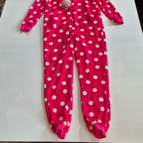 Secret Treasures Pink One Piece with Faux Fur - Picture 4 of 5